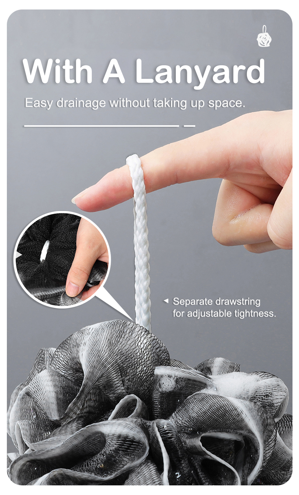 Enlarged and Thickened Bath Ball-4-1